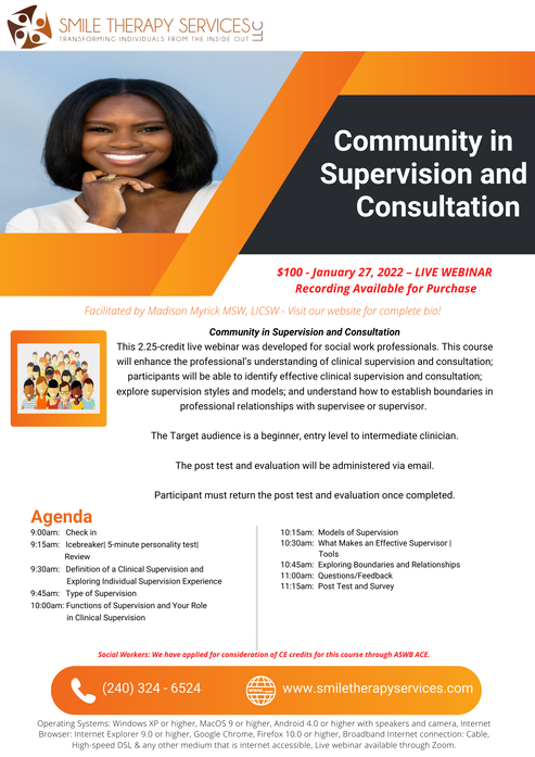 Community in Supervision 